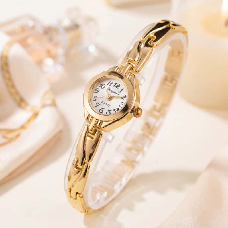 Luxury Watch Female - Fashion Women Quartz Bracelet Watch Retro