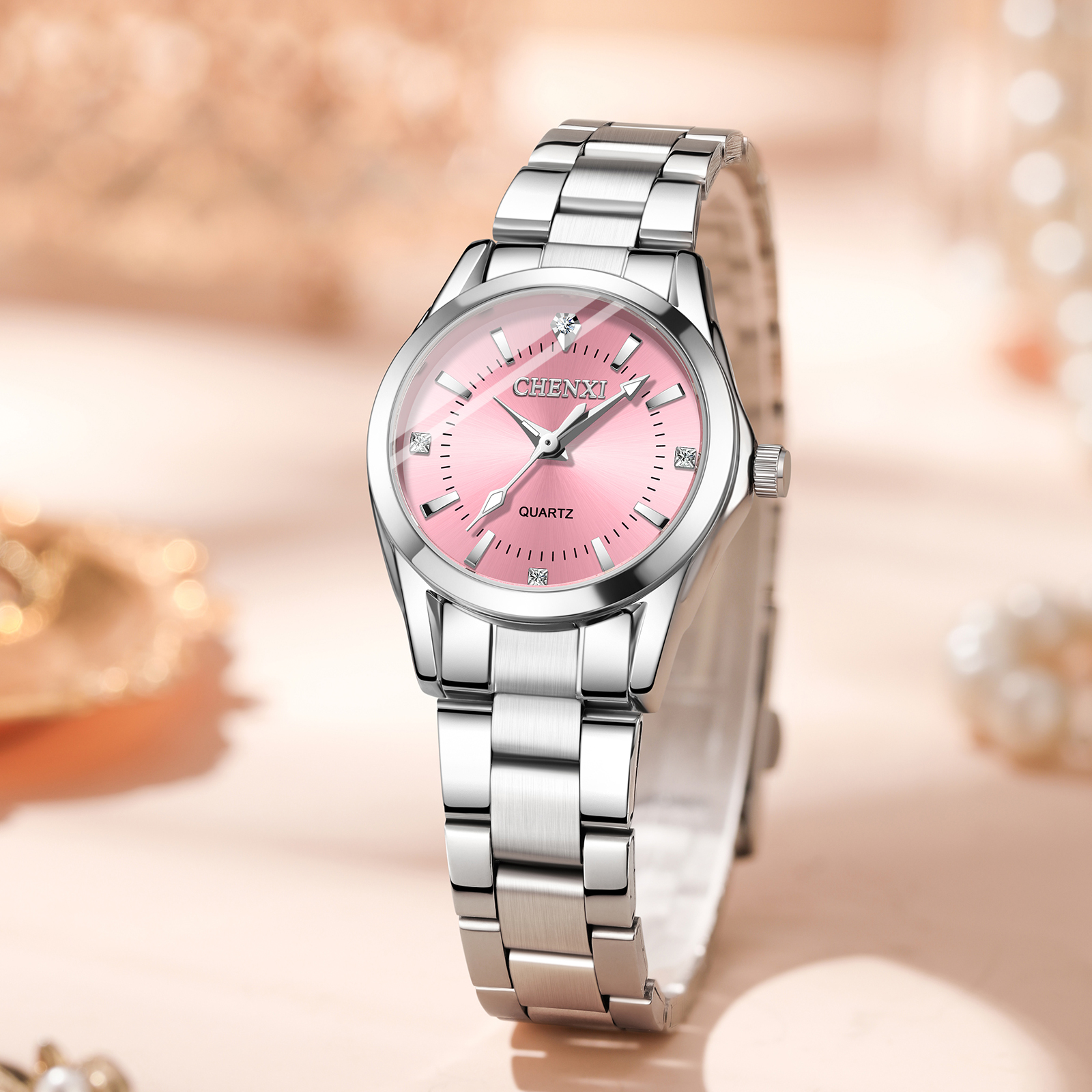 Luxury Watch Female - CHENXI 021B Luxury Fashion Alloy Steel