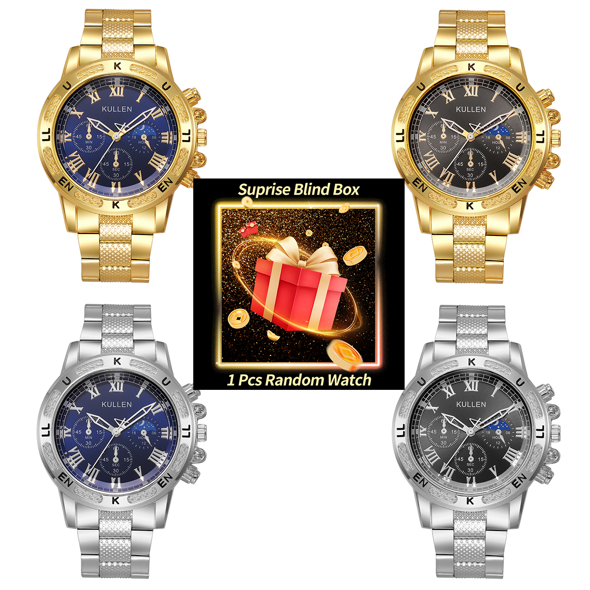 Luxury Watch Dial - 1PC Surprise Mystery Watch Blind Box-Luxury