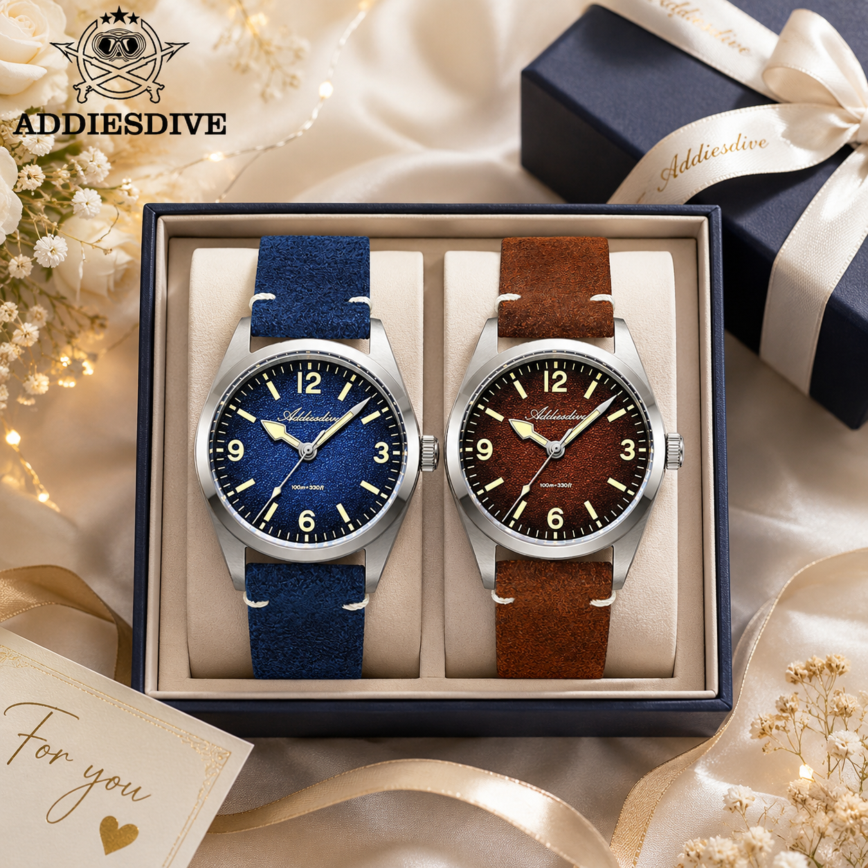 Luxury Watch Dial - ADDIESDIVE 36MM 200M Waterproof Sapphire Glass