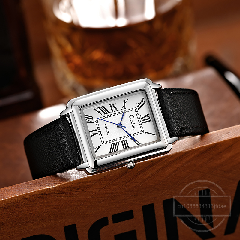 Luxury Watch Wallpaper - New Fashion Designer Rectangle Dial Quartz