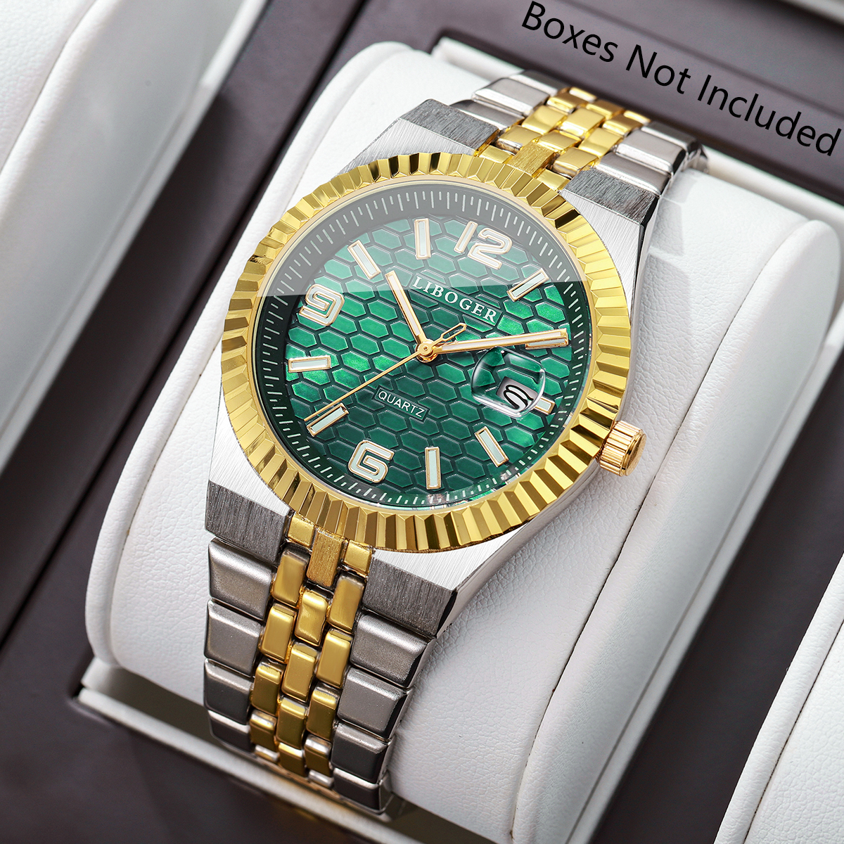 Luxury Watch Storage - Fashion Arabic Dial Men's Calendar Quartz