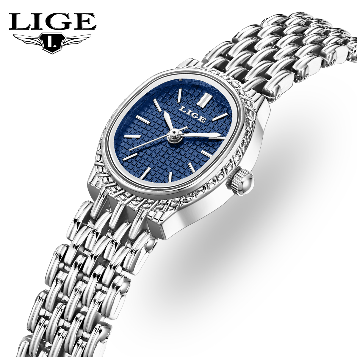 Luxury Watch Dial - LIGE Fashion Elegant Quartz Woman Watch