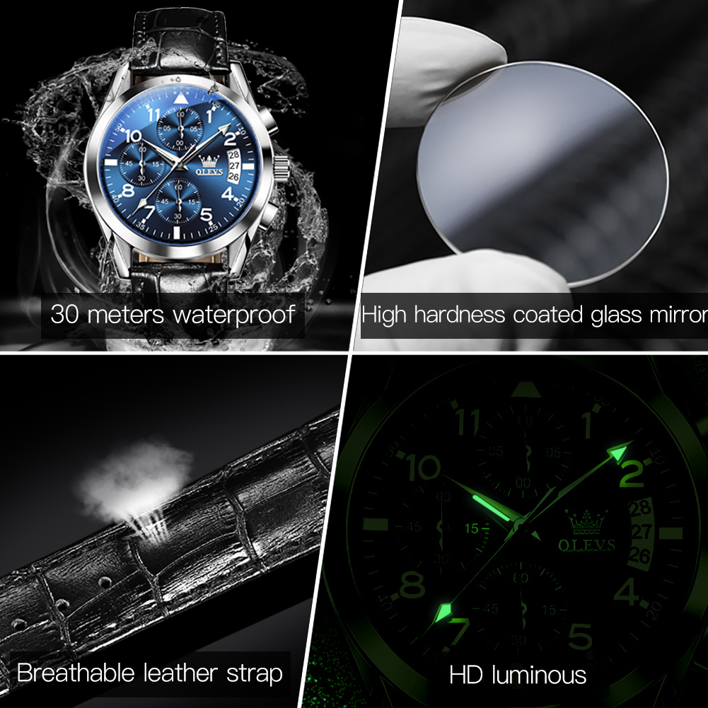 OLEVS 2878 Luxury Men's Watche - Luxury Watch Manufacturers のレビューと価格