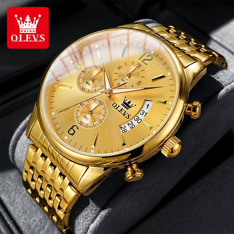 OLEVS luxury brand men's watch - Luxury Watch Brands のレビューと価格