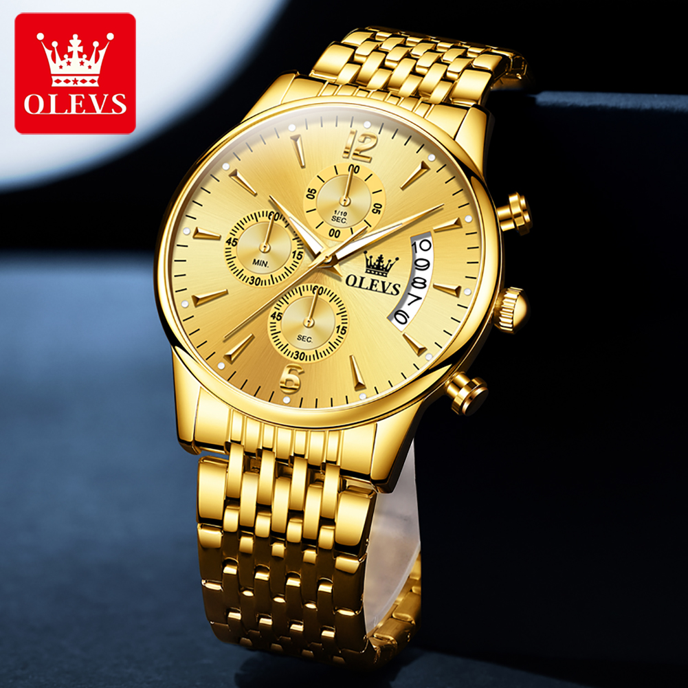 OLEVS luxury brand men's watch - Luxury Watch Brands のレビューと価格