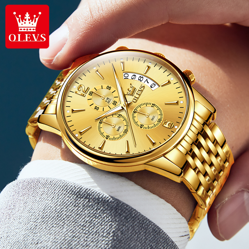 OLEVS luxury brand men's watch - Luxury Watch Brands のレビューと価格
