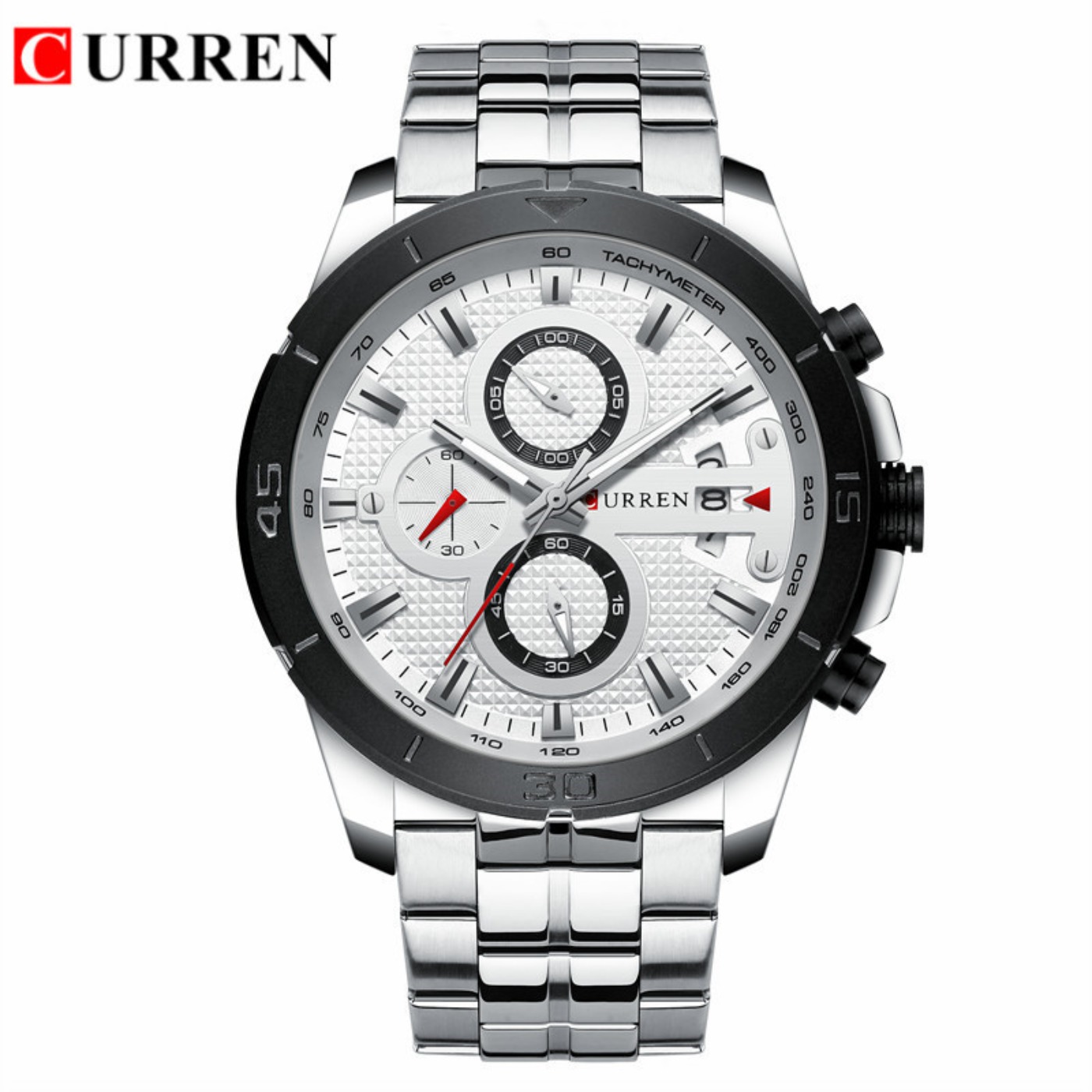 CURREN Watch Men Waterproof Ch - Luxury Watch Brands のレビューと価格