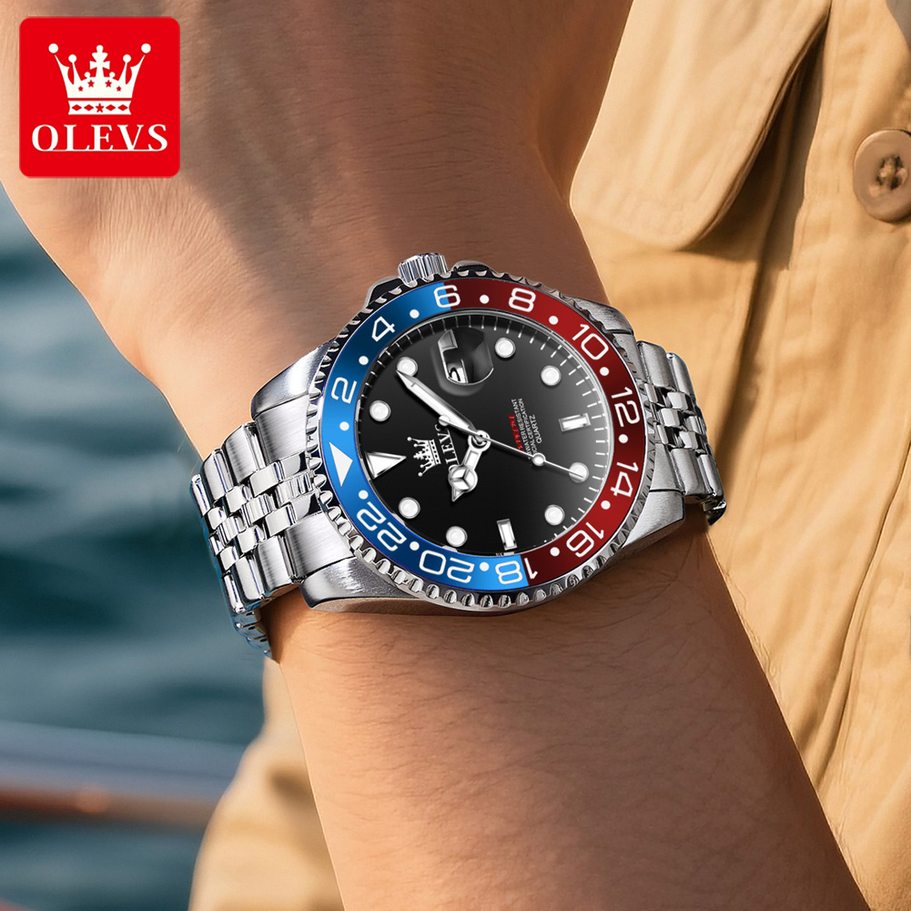 OLEVS 5657 Original Brand Men' - Luxury Watch Brands のレビューと価格