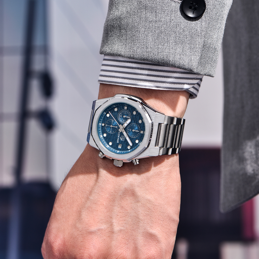 2025 New BENYAR Men's Watches  - Luxury Watch Storage のレビューと価格