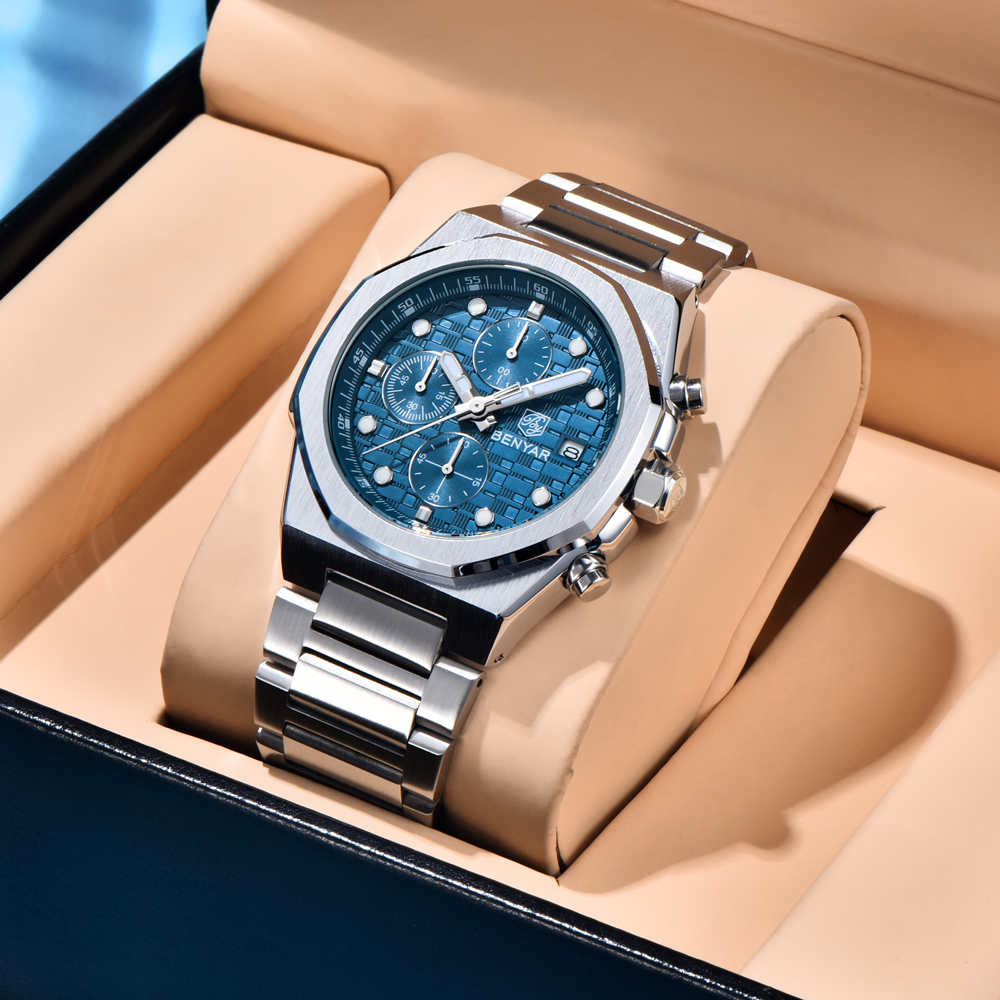 2025 New BENYAR Men's Watches  - Luxury Watch Storage のレビューと価格
