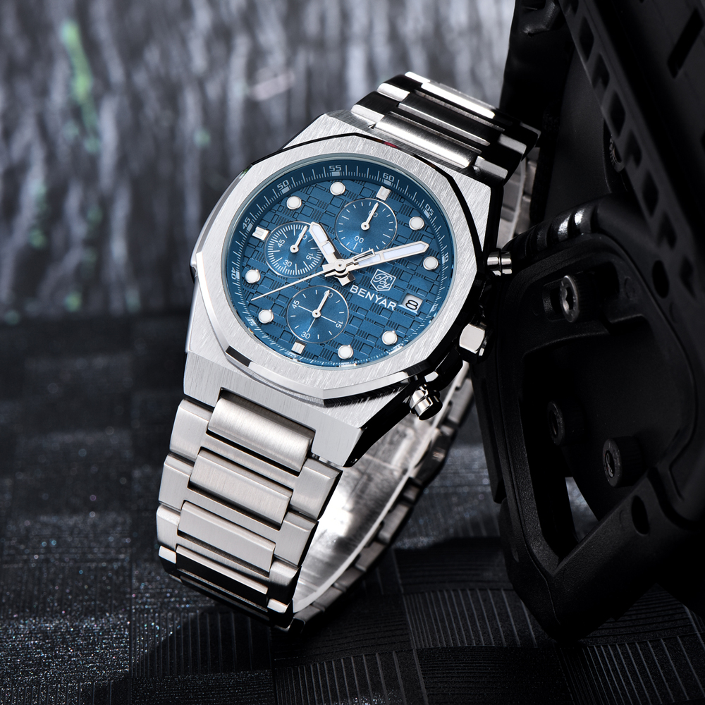 2025 New BENYAR Men's Watches  - Luxury Watch Storage のレビューと価格