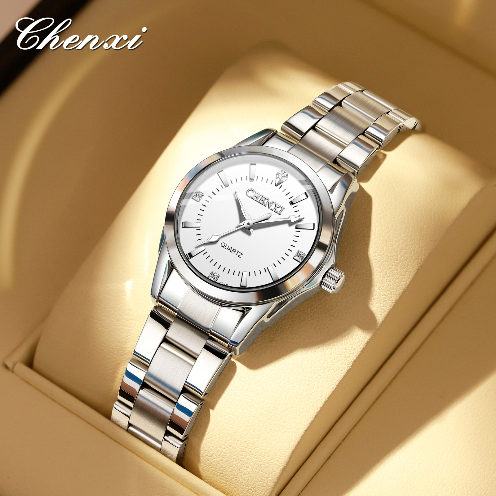 CHENXI 021B Luxury Fashion All - Luxury Watch Female のレビューと価格