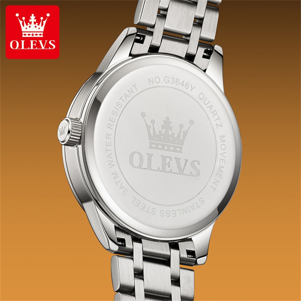 OLEVS Moon Phase men's watches - Luxury Watch Brands のレビューと価格