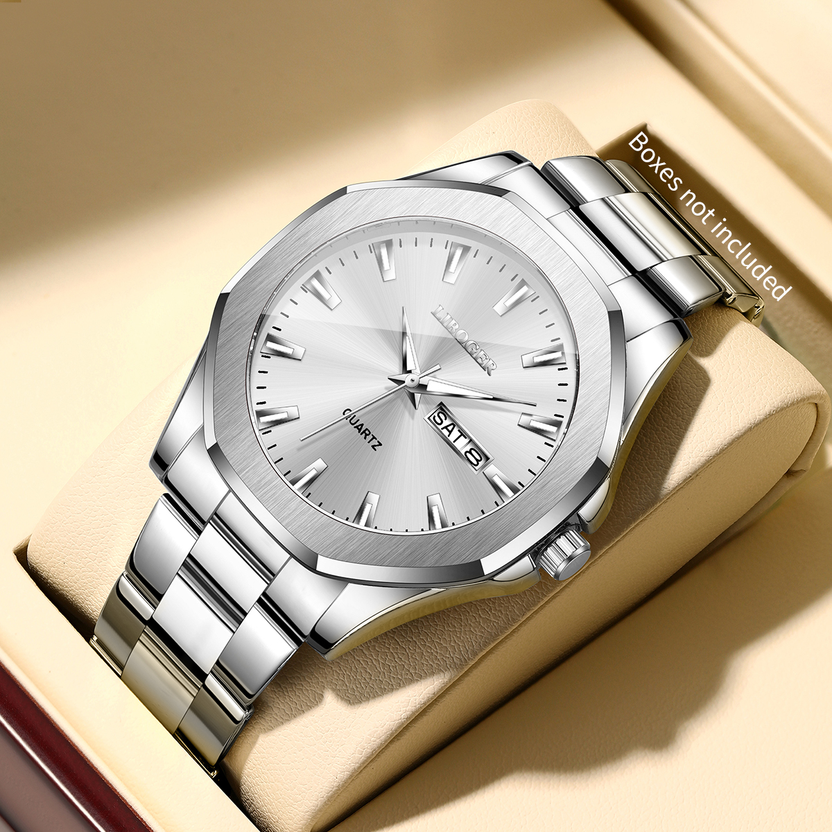 Luxury Stainless Steel Men's C - Luxury Watch Storage のレビューと価格