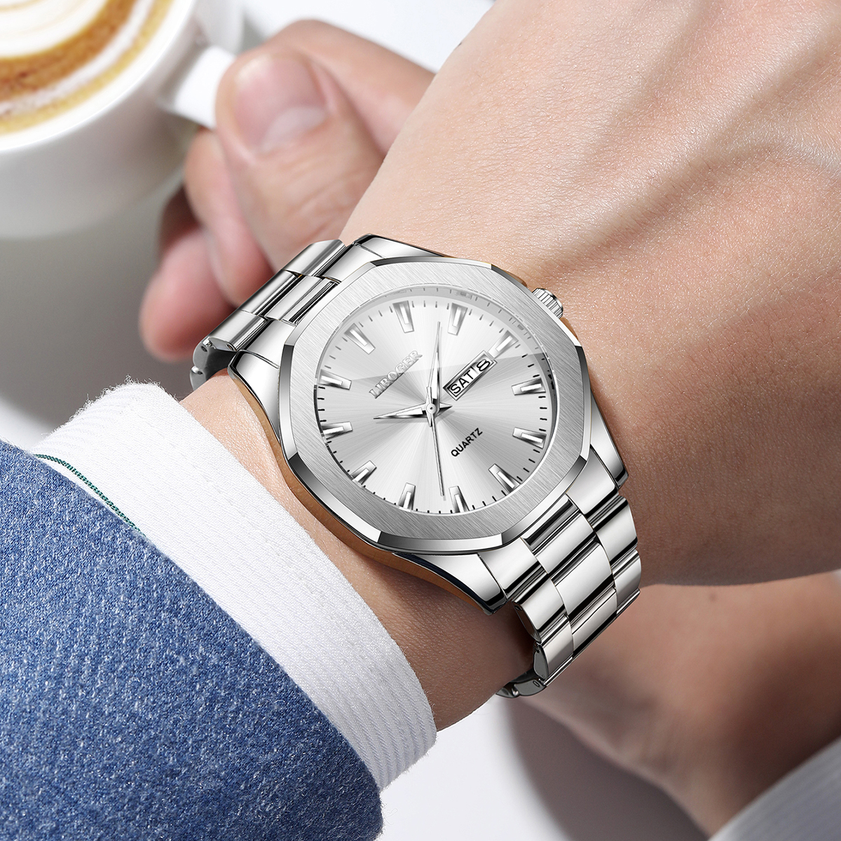 Luxury Stainless Steel Men's C - Luxury Watch Storage のレビューと価格