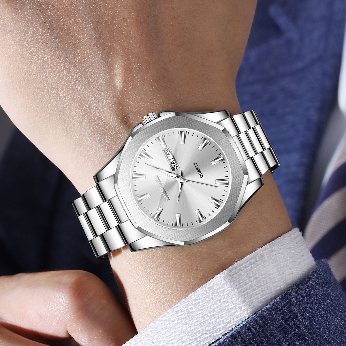 Luxury Stainless Steel Men's C - Luxury Watch Storage のレビューと価格