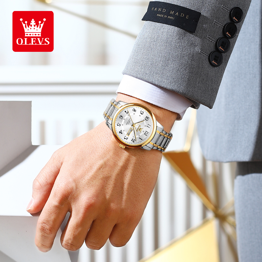 OLEVS Casual fashion men's wat - Luxury Watch Brands のレビューと価格