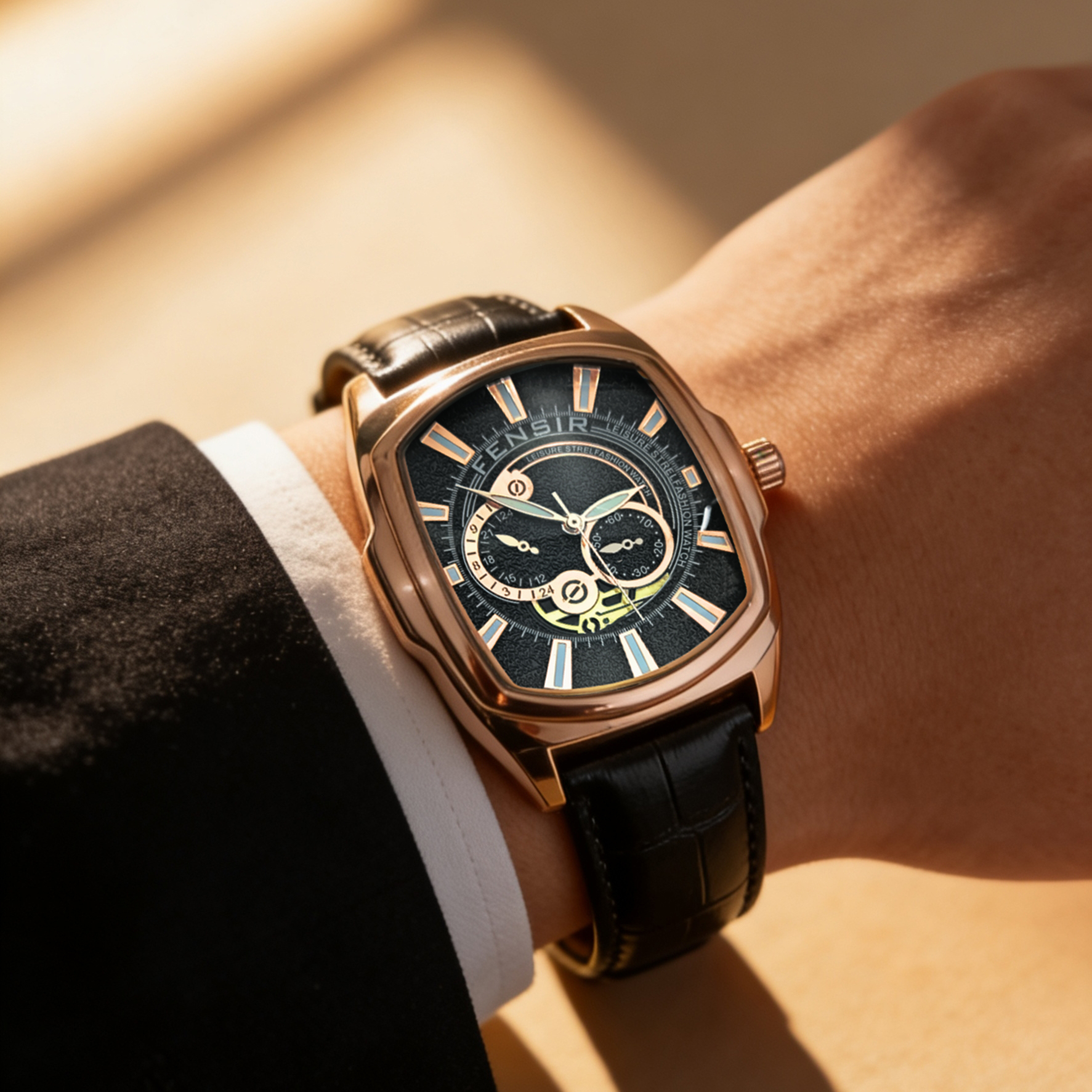 New Barrel-Shaped High-End Men - Luxury Watch Name Brands のレビューと価格
