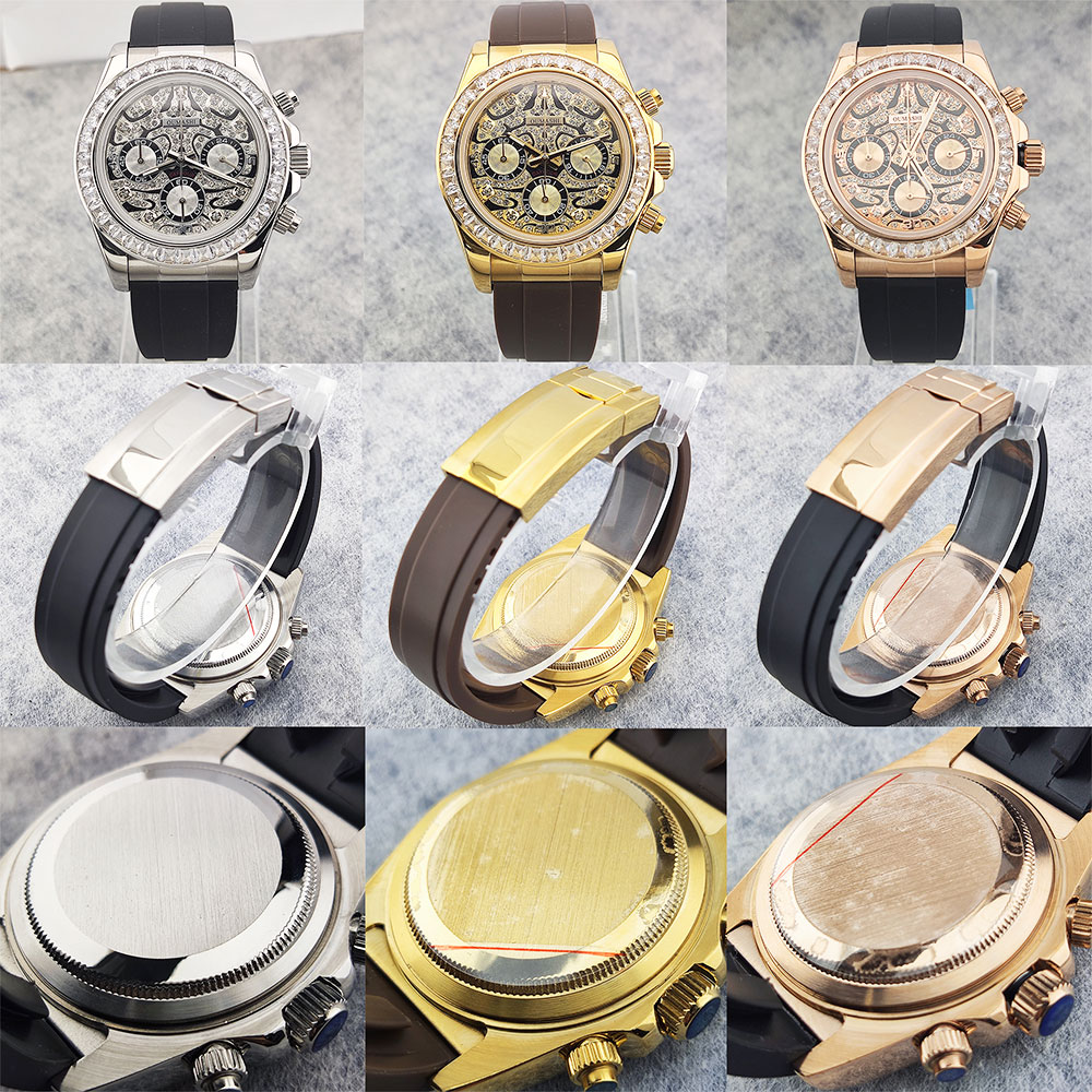 39mm men's watch VK63 movement - Luxury Watch Dial のレビューと価格