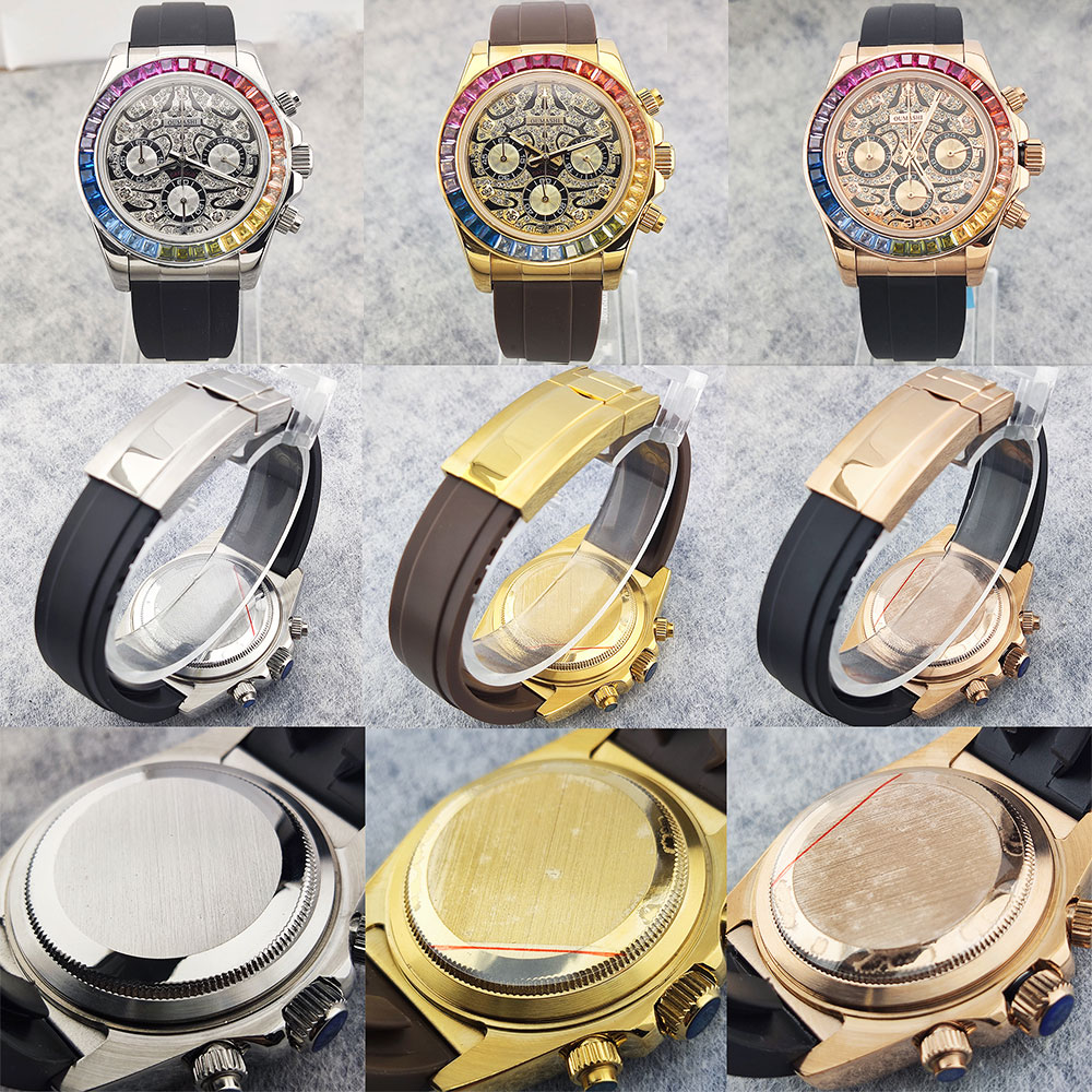 39mm men's watch VK63 movement - Luxury Watch Dial のレビューと価格