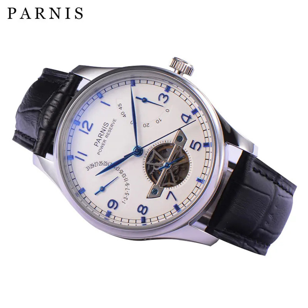 Parnis 43mm Luxury Power Reser - Luxury Watch Dial のレビューと価格