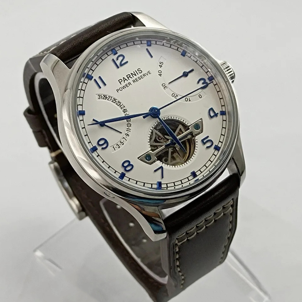 Parnis 43mm Luxury Power Reser - Luxury Watch Dial のレビューと価格