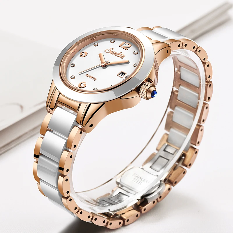 Sunkta Fashion Casual Quartz W - Luxury Watch Female のレビューと価格