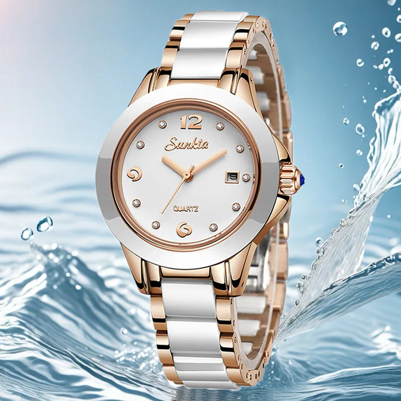 Sunkta Fashion Casual Quartz W - Luxury Watch Female のレビューと価格