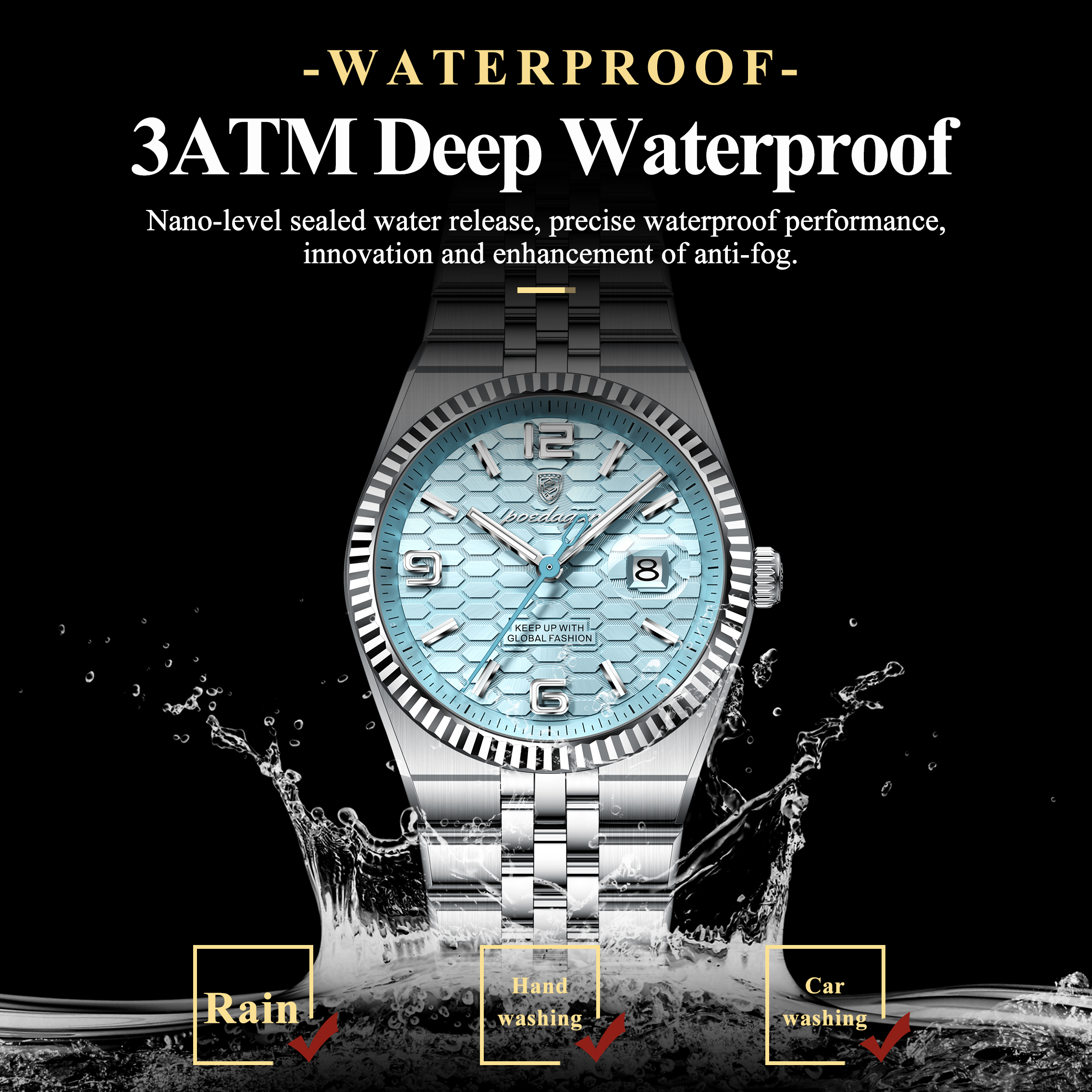 POEDAGAR Top Quartz Women's Wa - Luxury Watch Female のレビューと価格