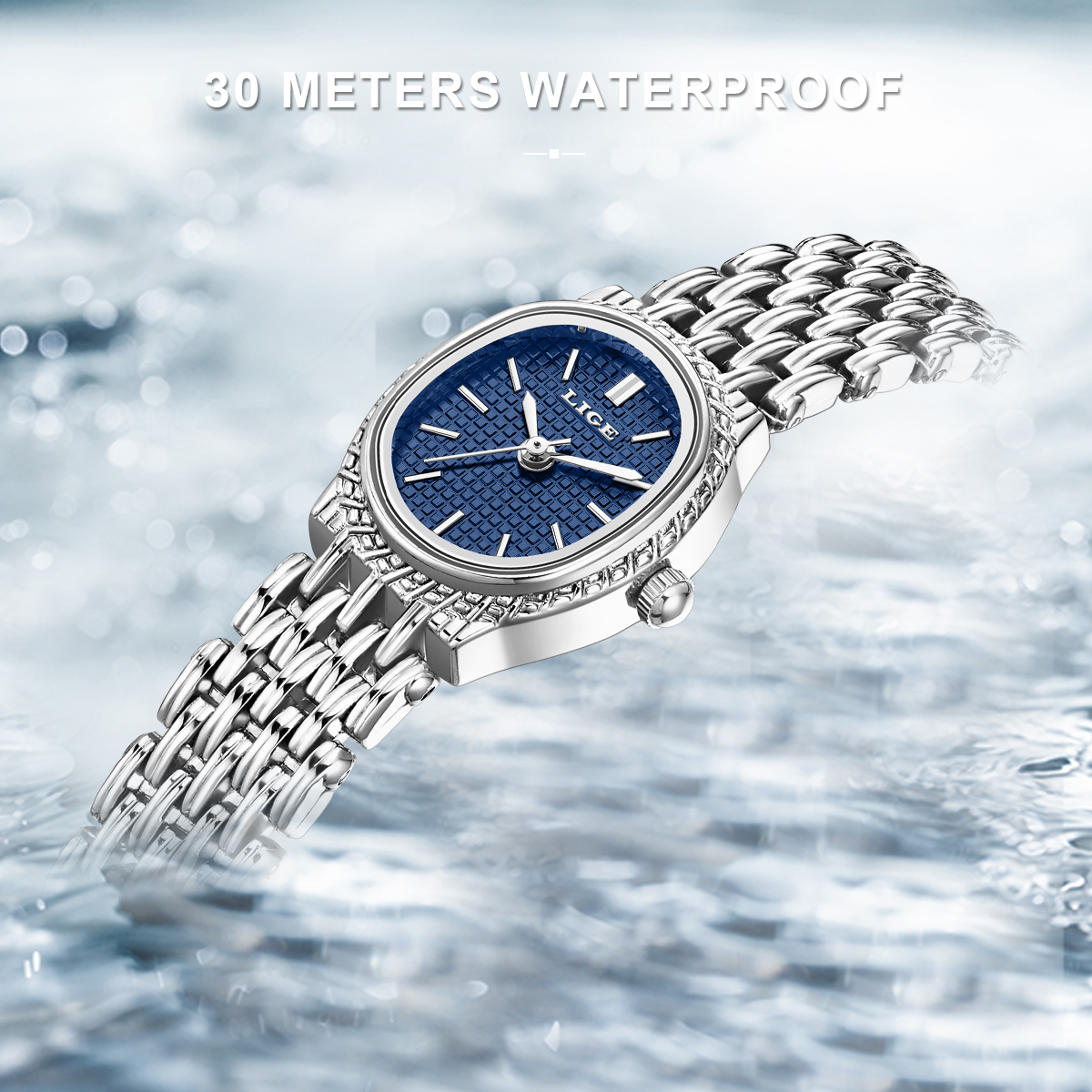 LIGE Fashion Luxury Quartz Wom - Luxury Watch Dial のレビューと価格