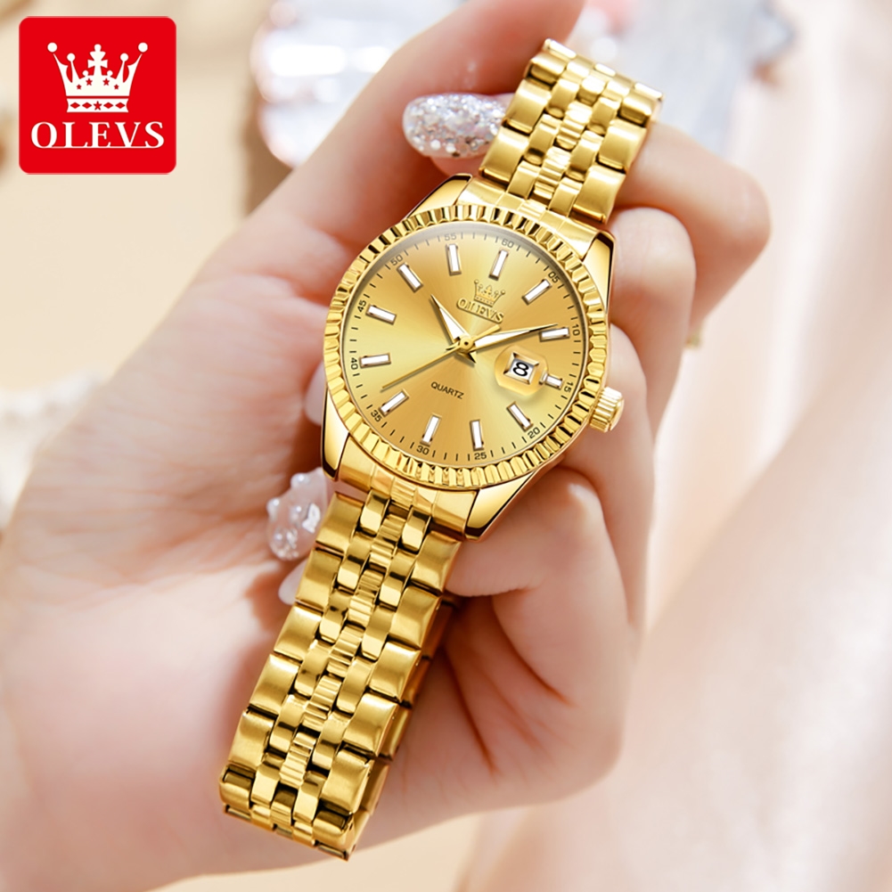 OLEVS 5593 Quartz Women's Watc - Luxury Watch Female のレビューと価格