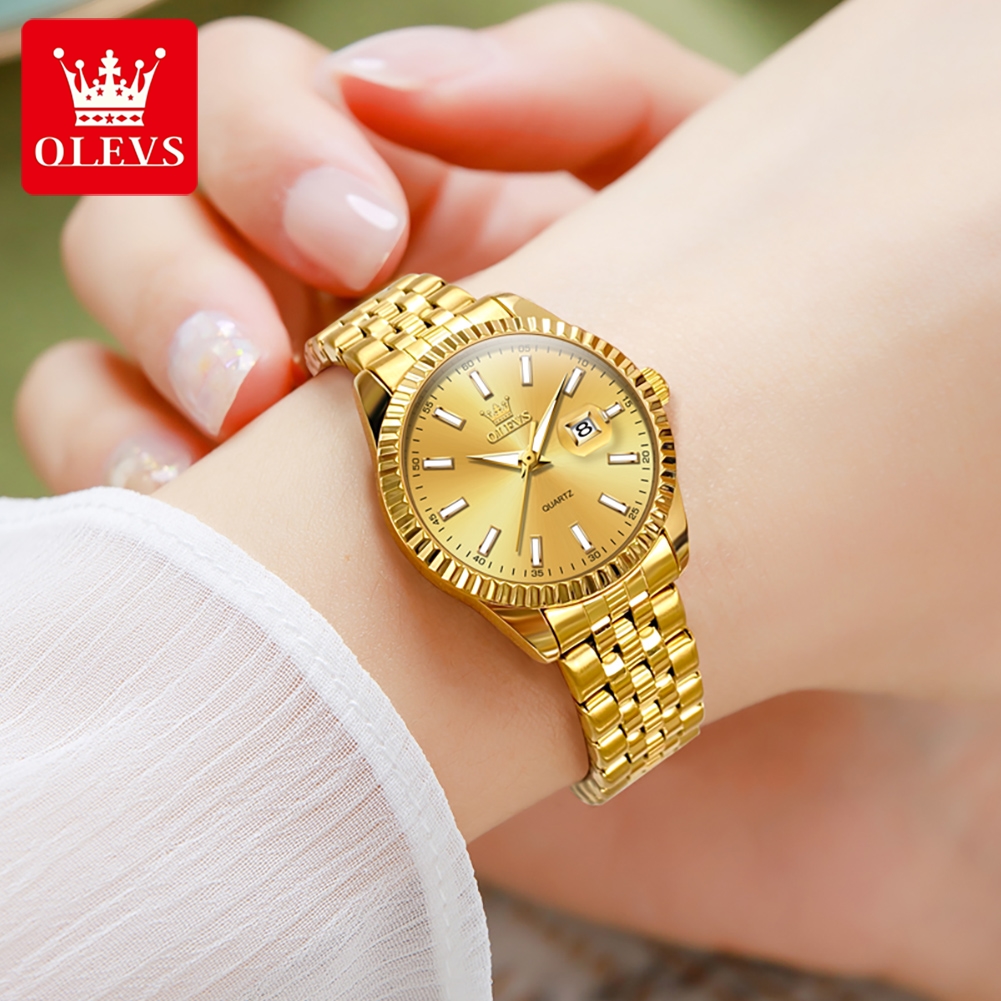 OLEVS 5593 Quartz Women's Watc - Luxury Watch Female のレビューと価格