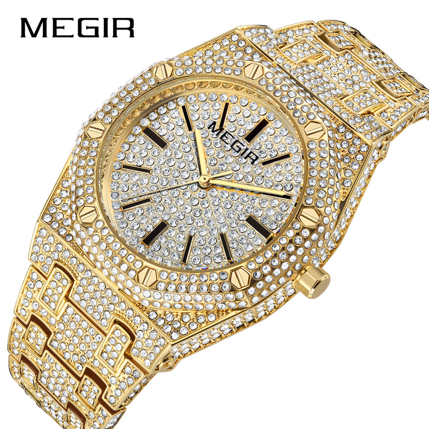MEGIR Luxury Quartz Rhinestone - Luxury Watch Brands のレビューと価格