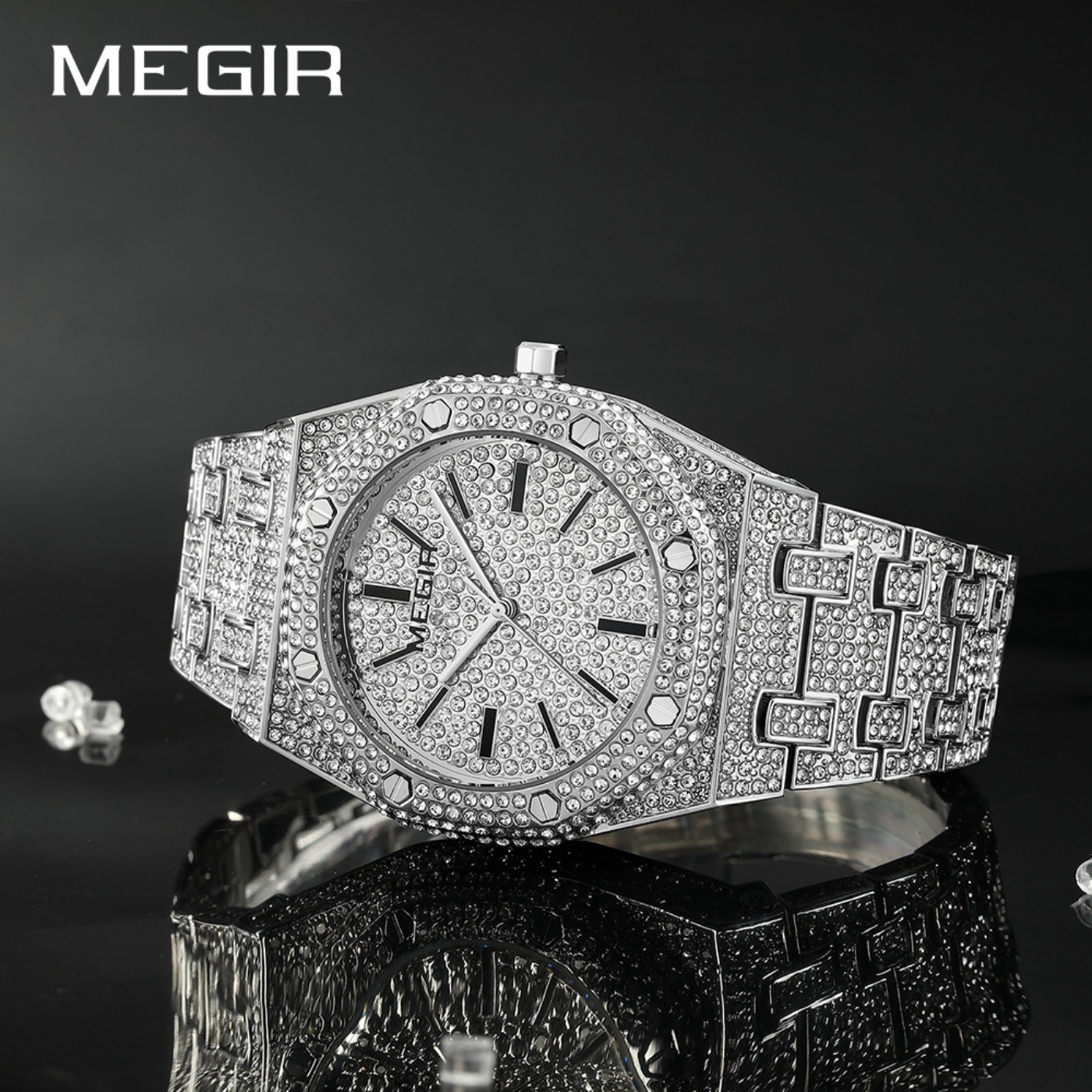 MEGIR Luxury Quartz Rhinestone - Luxury Watch Brands のレビューと価格