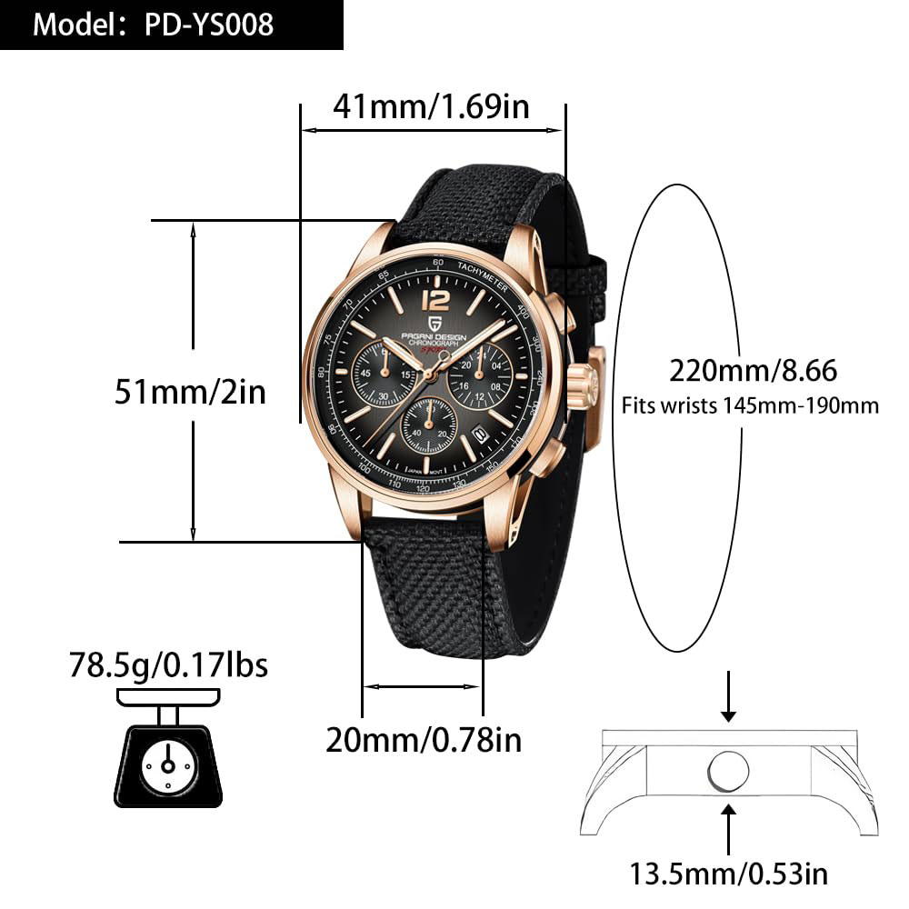 PAGANI DESIGN New Mens Watch 4 - Luxury Watch Brands のレビューと価格