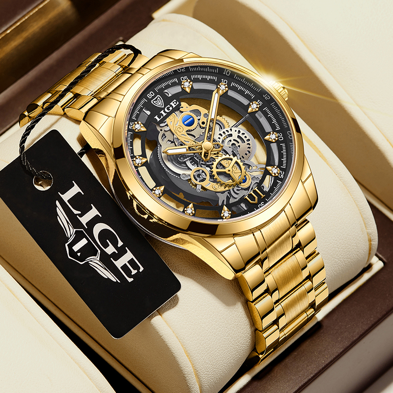 2026 LIGE Men Watch Skeleton A - Luxury Watch Manufacturers のレビューと価格