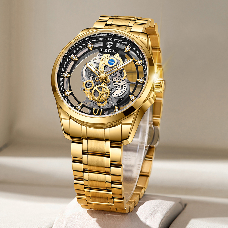 2026 LIGE Men Watch Skeleton A - Luxury Watch Manufacturers のレビューと価格