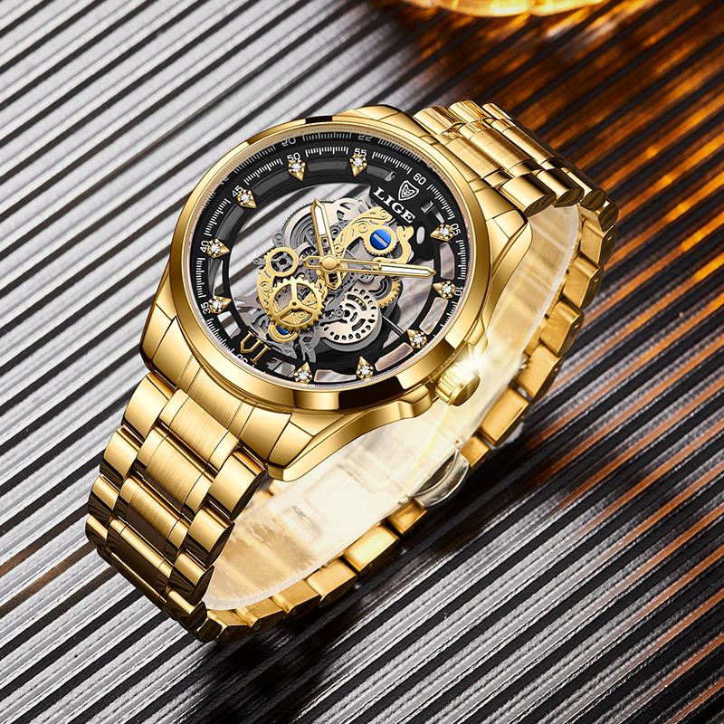 2026 LIGE Men Watch Skeleton A - Luxury Watch Manufacturers のレビューと価格
