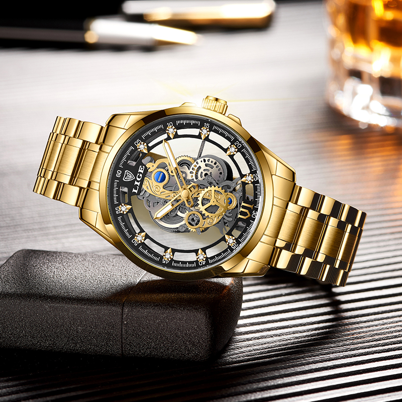 2026 LIGE Men Watch Skeleton A - Luxury Watch Manufacturers のレビューと価格