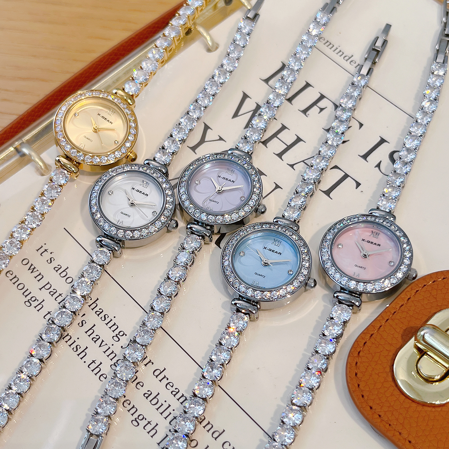 X-GEAR Fashion Zircon Diamond  - Luxury X I Watch のレビューと価格