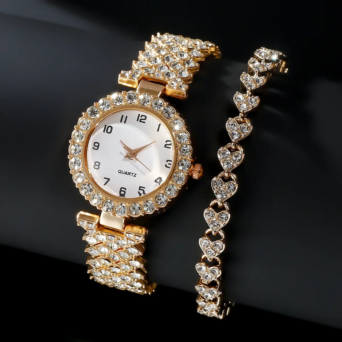 1pcs/2pcs Luxury Fashion Women - Luxury Watch Female のレビューと価格