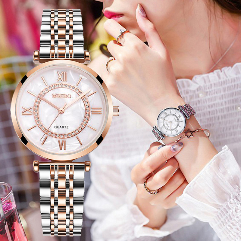 Luxury Crystal Women Bracelet  - Luxury Watch Female のレビューと価格