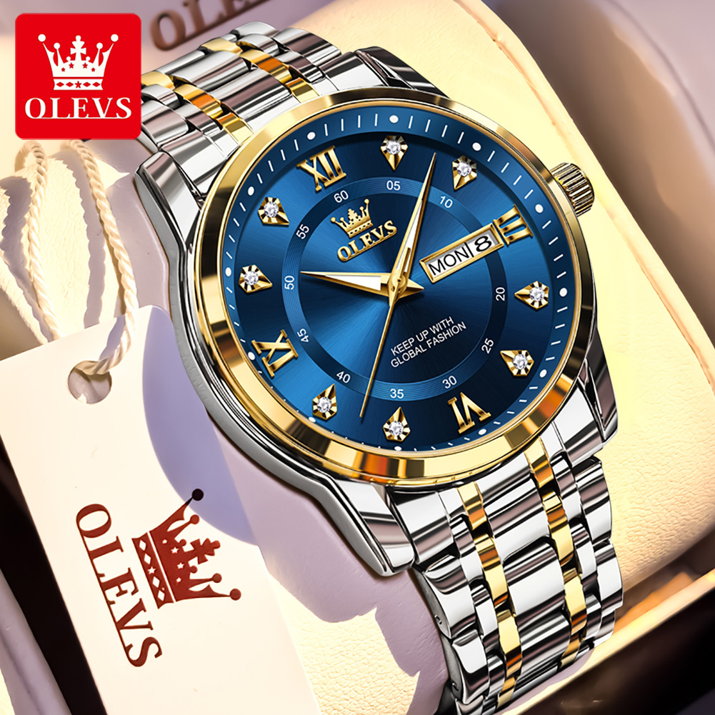 OLEVS Brand Fashion men's watc - Luxury Watch Brands のレビューと価格