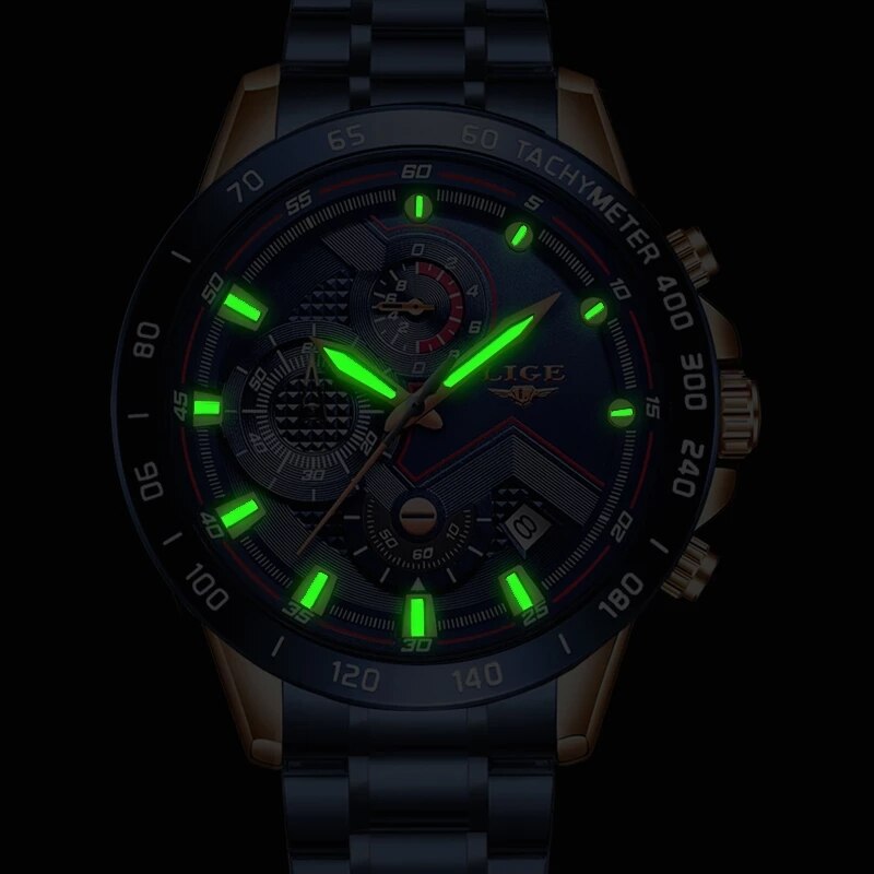 LIGE New Fashion Watches Men S - Luxury Watch Manufacturers のレビューと価格