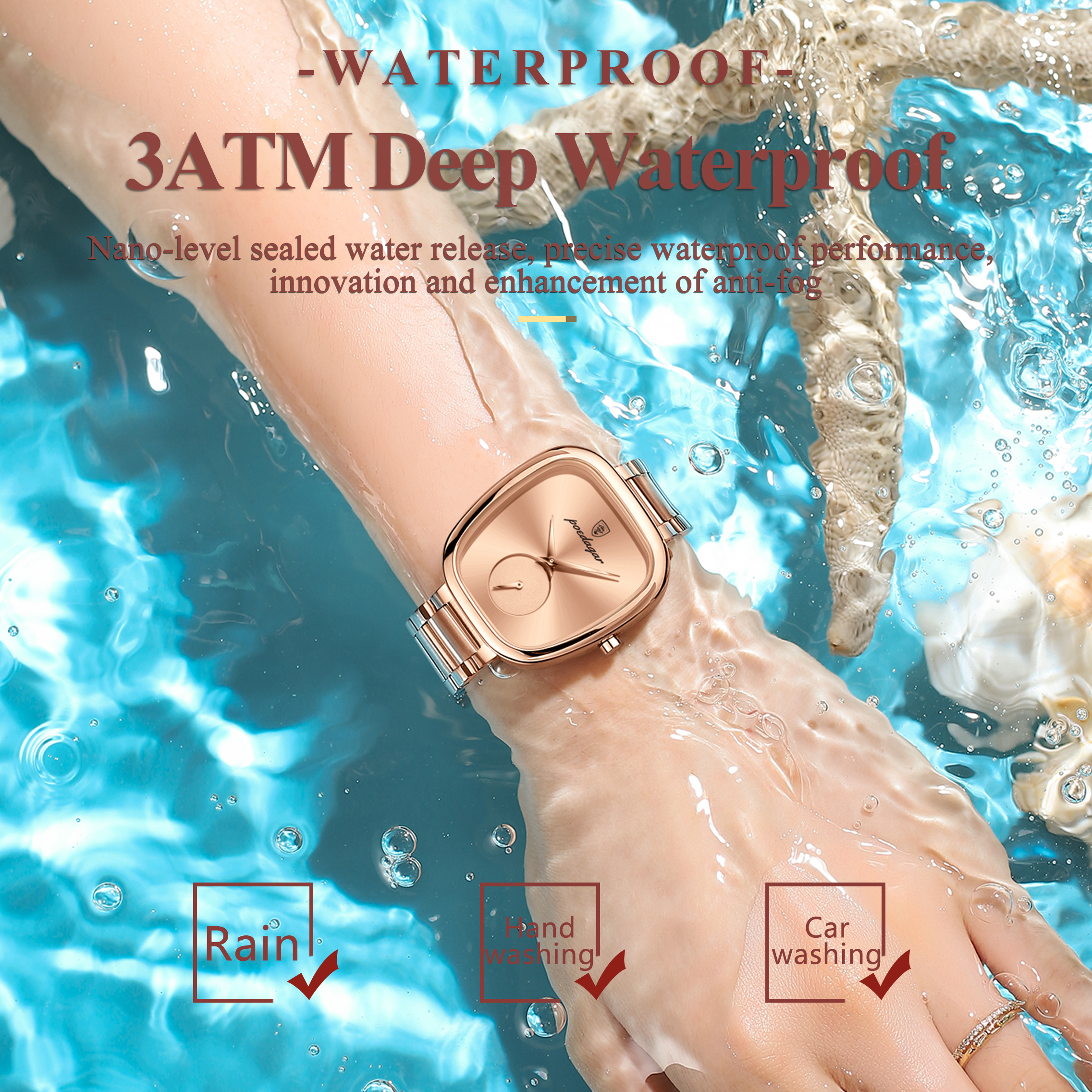 POEDAGAR Top Fashion Woman Wri - Luxury Watch Female のレビューと価格