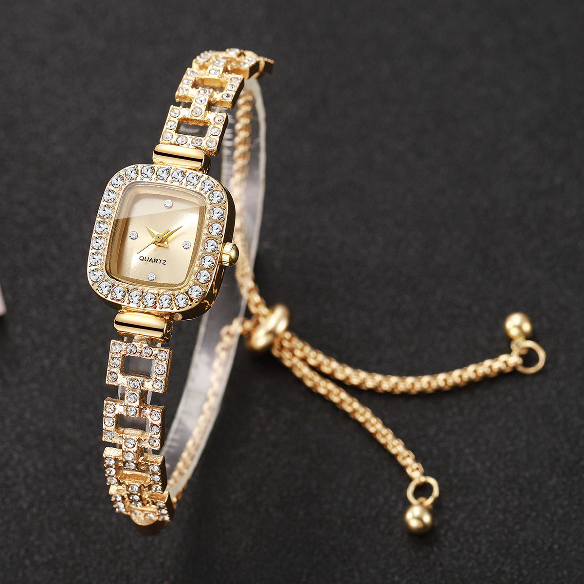 Luxury Rhinestone Bracelet Str - Luxury Watch Storage のレビューと価格
