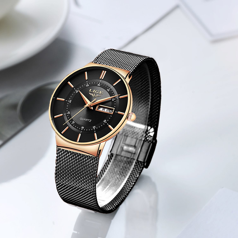 LIGE Women Watches Luxury Bran - Luxury Watch Female のレビューと価格