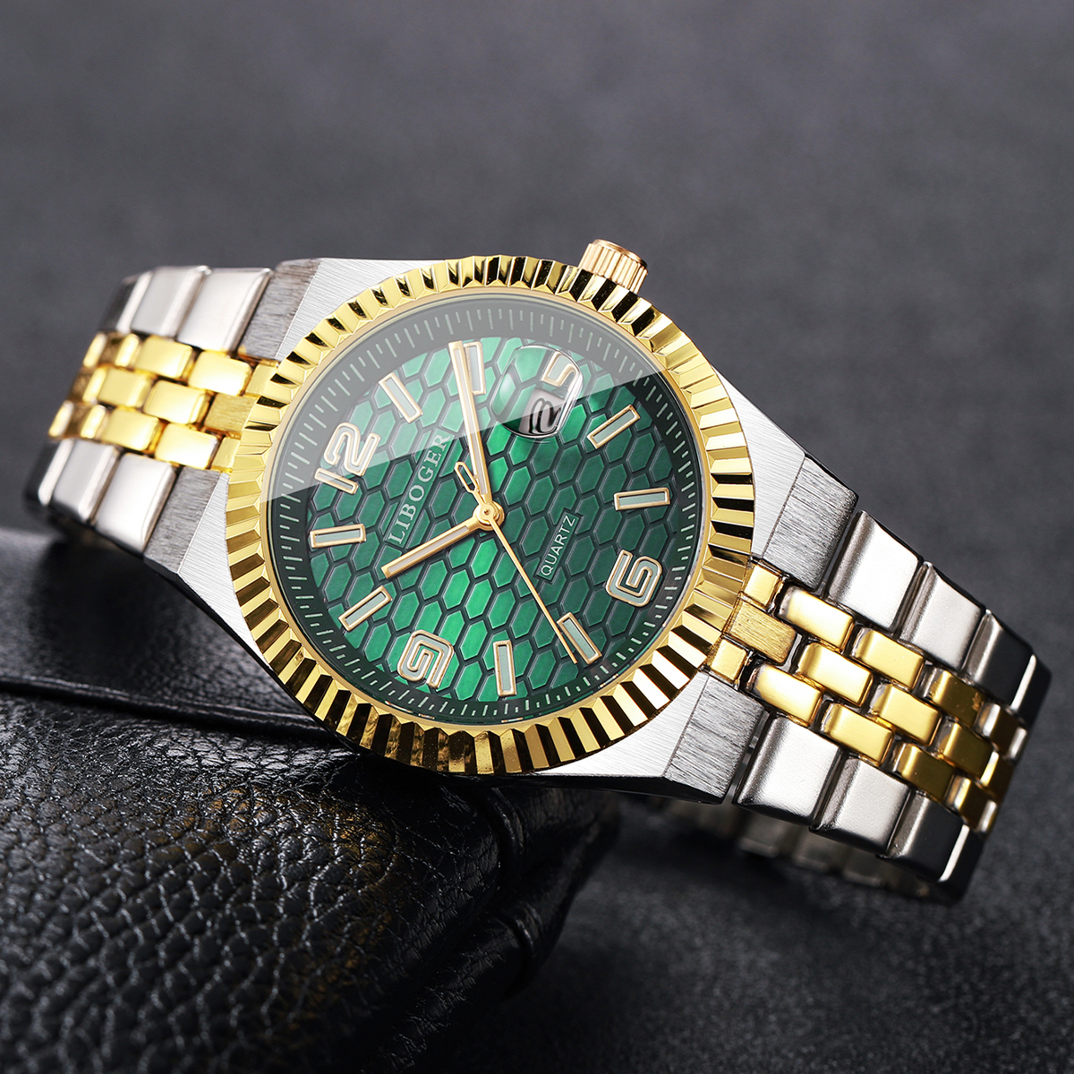 Fashion Arabic Dial Men's Cale - Luxury Watch Storage のレビューと価格