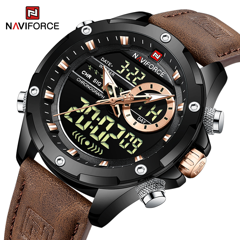 New NAVIFORCE Men Watches Quar - Luxury Watch Manufacturers のレビューと価格